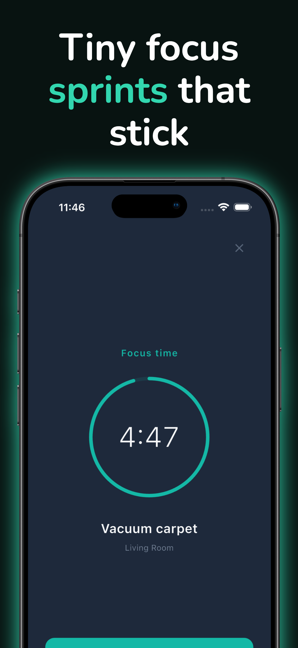 Таймер для спринтов уборки